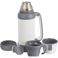 Термос Indiana Classic 1,2 L с двумя кружками белый