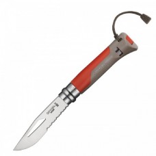 Нож Opinel №8 Outdoor Earth красный Нож Opinel №8 Outdoor Earth красный