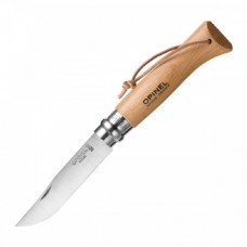 Нож Opinel №8 нержавеющая сталь, с темляком Нож Opinel №8 нержавеющая сталь, с темляком