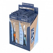Набор-дисплей Opinel 14 ножей №8 Outdoor Earth (7 синих + 7 оранжевых)