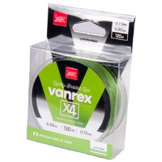 Леска плетёная Lucky John Vanrex х4 Light Green 120/013