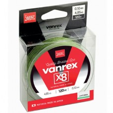 Леска плетёная Lucky John Vanrex х8 Light Green 120/010
