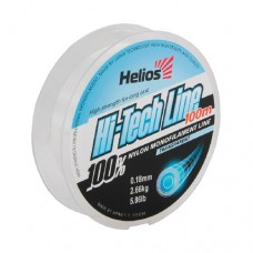 Леска Helios Hi-tech Line Nylon Transparent 0,18 мм/100