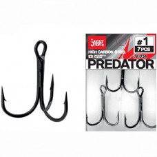 Крючки-тройники Lucky John Predator LJH236 разм.004 (8 шт)