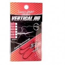 Джиг-головка Lucky John Vertical Jig 16 г (2 шт)