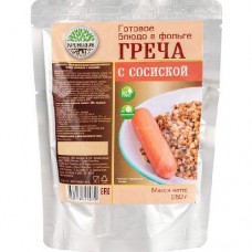 Готовое блюдо Кронидов Греча с сосиской