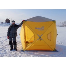 Палатка для зимней рыбалки Helios Куб Extreme 1,8x1,8 (бур-ввёртыш 8 шт)