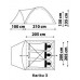 Палатка Canadian Camper Karibu 3 royal